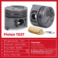 Pistons de pièces automobiles Piston TD27 12010-43G02 pour Nissan